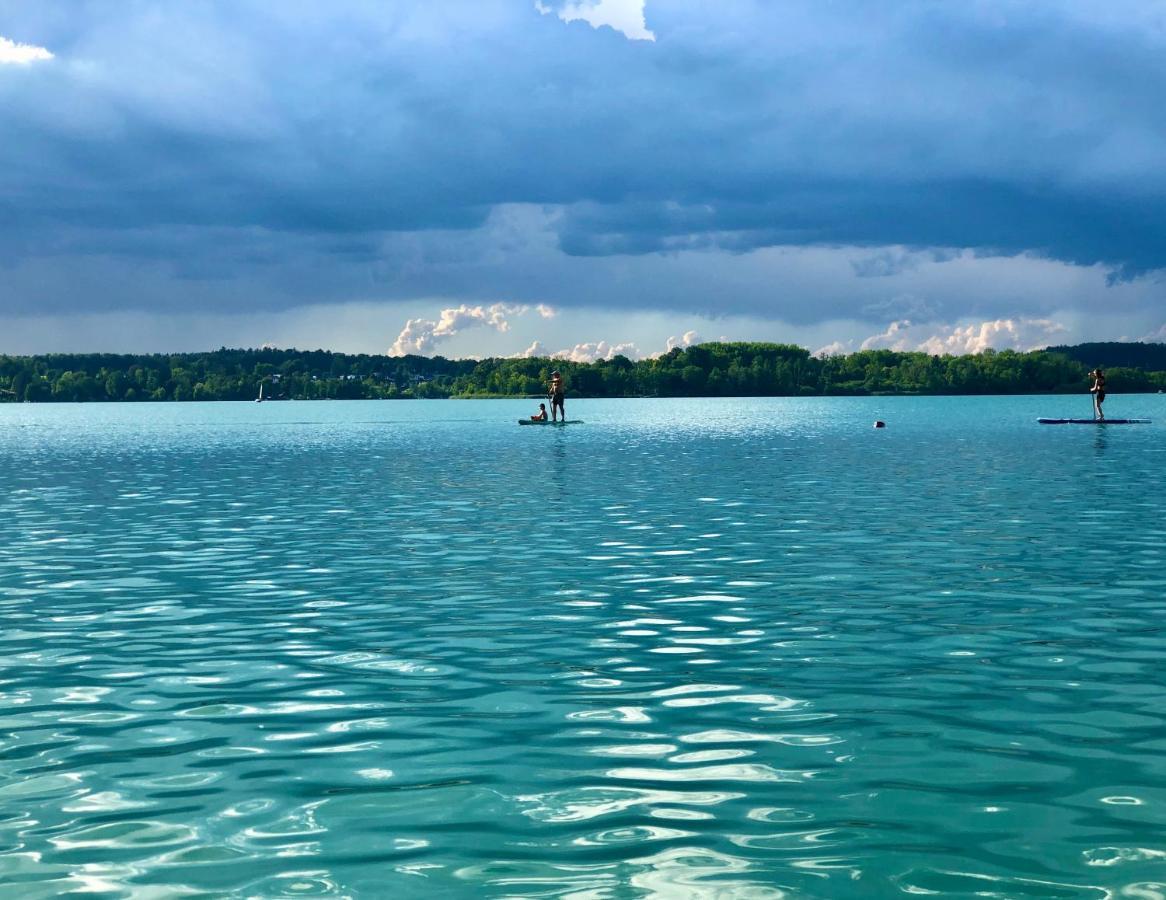 Charmante Ferienwohnung mit Balkon im 5-Seen-Land Hechendorf am Pilsensee Buitenkant foto