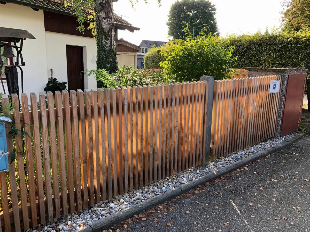 Charmante Ferienwohnung mit Balkon im 5-Seen-Land Hechendorf am Pilsensee Buitenkant foto