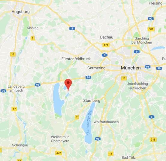 Charmante Ferienwohnung mit Balkon im 5-Seen-Land Hechendorf am Pilsensee Buitenkant foto